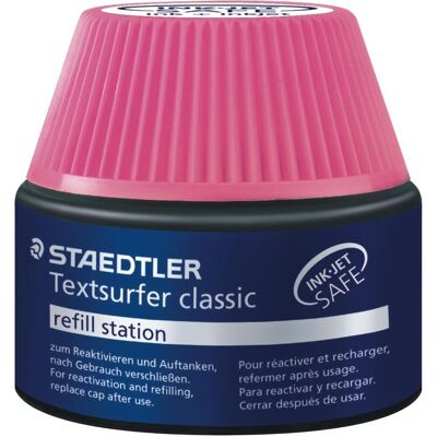 Staedtler Ersatzpatronen + Tintenfass, Nachfüllstation Textsurfer (Pink, 4 Stk.) Staedtler Ersatzpatronen + Tintenfass, Nachfüllstation Textsurfer (Pink, 4 Stk.)