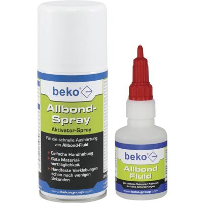 Beko - Allbond-Set - 50g Fluid - 150ml Spray - Klebstoff-Set Beko - Allbond-Set - 50g Fluid - 150ml Spray - Klebstoff-Set