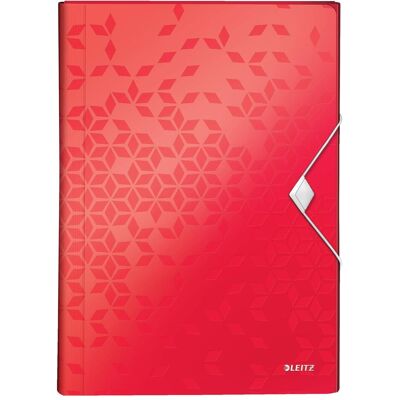 Leitz, Mappe, Fächermappe A4 Wow rot (A4) Leitz, Mappe, Fächermappe A4 Wow rot (A4)