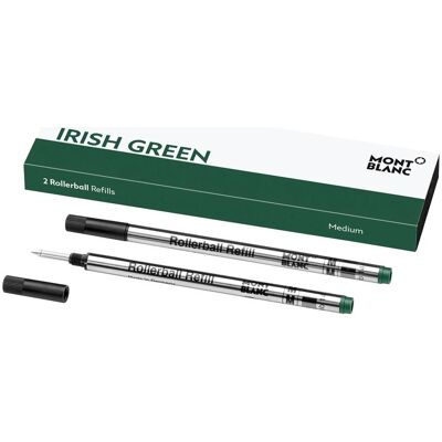 Montblanc, Ersatzpatronen + Tintenfass, Mine Refill Rollerball M 124485 Irish green 2 Stück (Grün, 0.50 mm, 2 Stk.) Montblanc, Ersatzpatronen + Tintenfass, Mine Refill Rollerball M 124485 Irish green 2 Stück (Grün, 0.50 mm, 2 Stk.)
