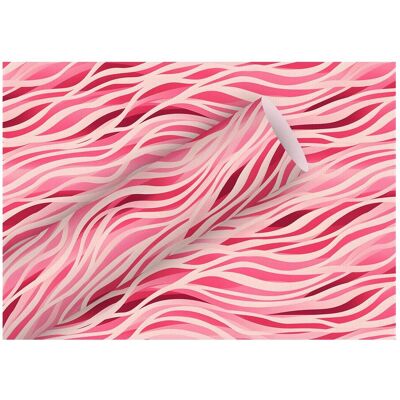 Braun + Company, Geschenkverpackung, Geschenkpapier 2mx70cmBy Na.Kraft ws.Soft Wave pink Braun + Company, Geschenkverpackung, Geschenkpapier 2mx70cmBy Na.Kraft ws.Soft Wave pink