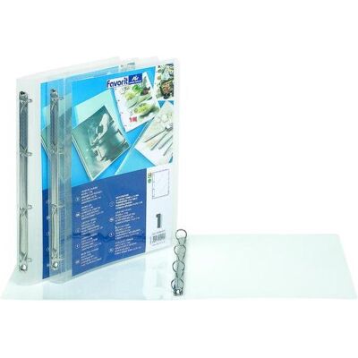Favorit, Ordner, Hawai A4 Ringbuch Transparent (A4, 40 mm) Favorit, Ordner, Hawai A4 Ringbuch Transparent (A4, 40 mm)