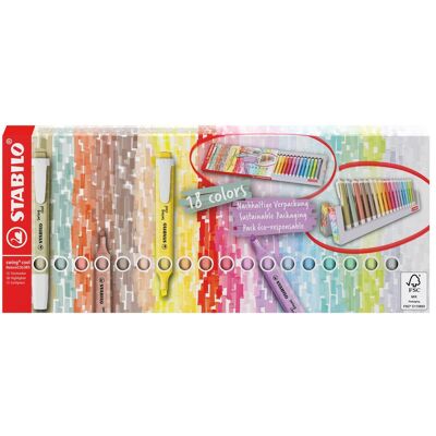 STABILO, Marker, Swing Cool Nature Colors (18x) STABILO, Marker, Swing Cool Nature Colors (18x)