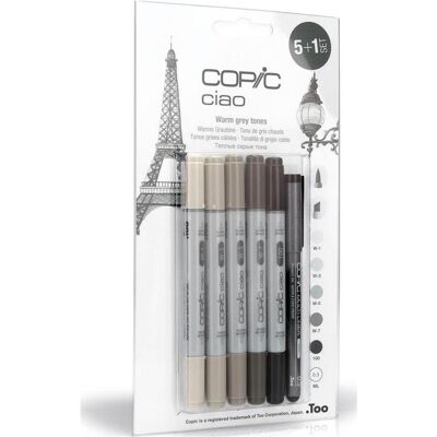 Copic, Marker, Warme Grautöne (6x) Copic, Marker, Warme Grautöne (6x)