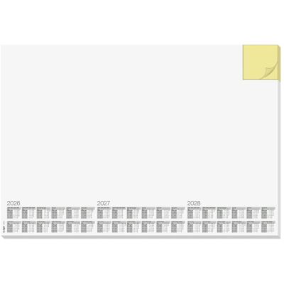 Sigel, Unterlage, Schreibtischunterlage Memo 2026/2027/2028 weiss Papier 59,5 x 41,0 cm, 30 Blatt (59.50 x 41 cm) Sigel, Unterlage, Schreibtischunterlage Memo 2026/2027/2028 weiss Papier 59,5 x 41,0 cm, 30 Blatt (59.50 x 41 cm)
