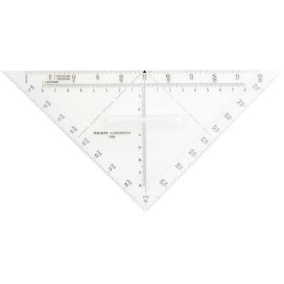 Aristo Lineal, Kursdreieck (16 cm, Kunststoff) Aristo Lineal, Kursdreieck (16 cm, Kunststoff)