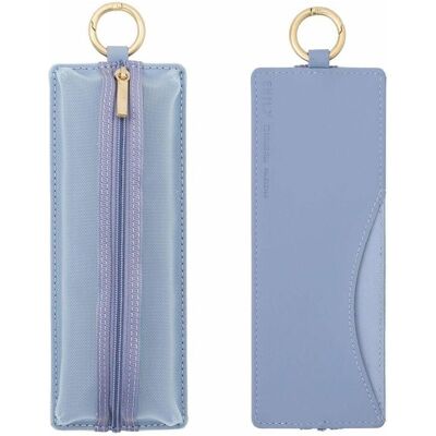 Bookchair, Etui, EMILY Mesh Federmäppchen (Blue Grey) Flat Pen Case by KING JIM Bookchair, Etui, EMILY Mesh Federmäppchen (Blue Grey) Flat Pen Case by KING JIM