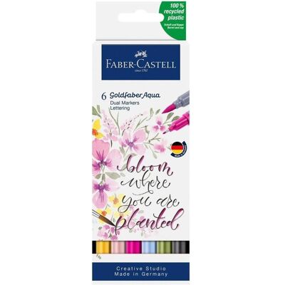 Faber-Castell, Marker, Aqua Dual (6x) Faber-Castell, Marker, Aqua Dual (6x)
