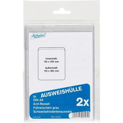 10x Müboplast, Mappe, Ausweishüllenset (A6) 10x Müboplast, Mappe, Ausweishüllenset (A6)