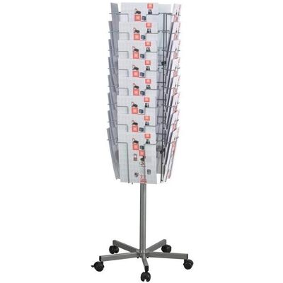 Twinco, Prospektständer, Brochureholder Twin Agenda A4 32 fag t/gulv Ø510xH1475mm (A4) Twinco, Prospektständer, Brochureholder Twin Agenda A4 32 fag t/gulv Ø510xH1475mm (A4)
