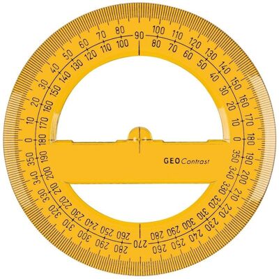 Aristo Lineal, Vollkreis-Winkelmesser (12 cm) Aristo Lineal, Vollkreis-Winkelmesser (12 cm)