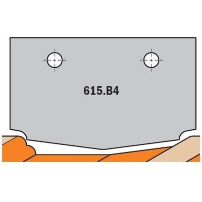 CMT, Cutter, 615.B4 Profilmesser für Art. 615 Profil B4 (Ersatzklinge) CMT, Cutter, 615.B4 Profilmesser für Art. 615 Profil B4 (Ersatzklinge)