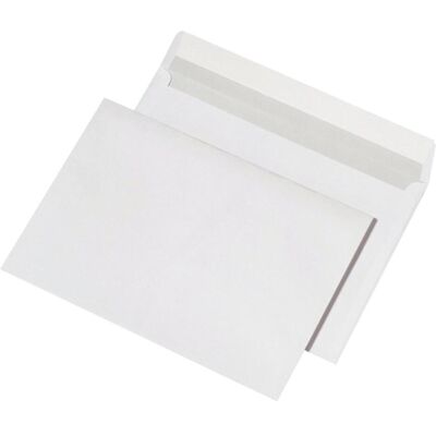 Mailmedia, Briefumschlag, ELEPA 30025137 Versandtaschen C4, ohne Fenster, haftklebend, 100 g/qm, weiss, 500 Stück (C4, 500x) Mailmedia, Briefumschlag, ELEPA 30025137 Versandtaschen C4, ohne Fenster, haftklebend, 100 g/qm, weiss, 500 Stück (C4, 500x)
