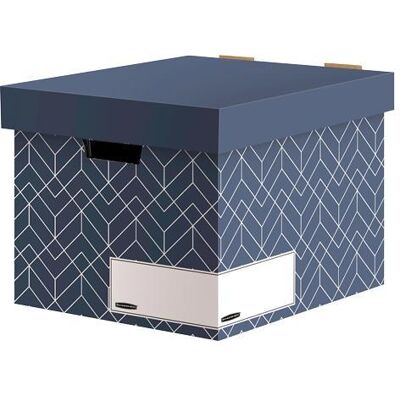 Bankers Box, Dokumentenablage, 5 Archivboxen schieferblau/weiss 34,0 x 39,0 x 29,1 cm Bankers Box, Dokumentenablage, 5 Archivboxen schieferblau/weiss 34,0 x 39,0 x 29,1 cm