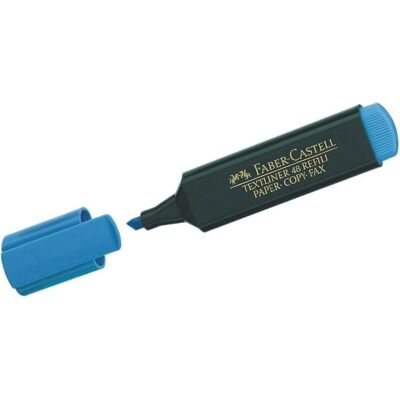 Faber-Castell, Marker, 154851 Textmarker 1 Stück Stumpfe Spitze Blau (1x) Faber-Castell, Marker, 154851 Textmarker 1 Stück Stumpfe Spitze Blau (1x)