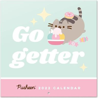 Pusheen, Kalender, Wandkalender 2022 aus der Foodie-Kollektion 30 x 30 cm Pusheen, Kalender, Wandkalender 2022 aus der Foodie-Kollektion 30 x 30 cm
