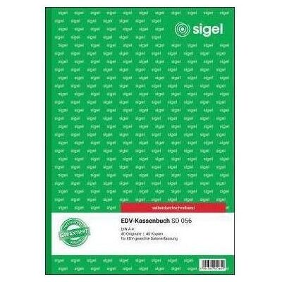 Sigel, Formular, Kassenbuch Papierformat: DIN A4 Farbe des Einbandes: grün (40x) Sigel, Formular, Kassenbuch Papierformat: DIN A4 Farbe des Einbandes: grün (40x)