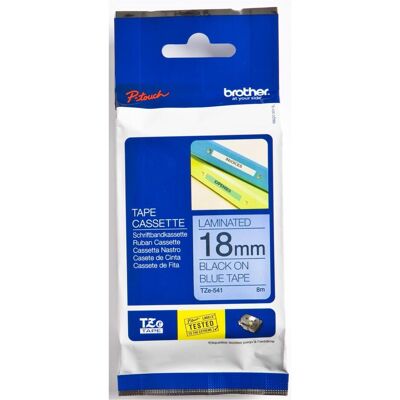 Brother Beschriftungsband, Schriftband (1.80 cm, Blau) Brother Beschriftungsband, Schriftband (1.80 cm, Blau)