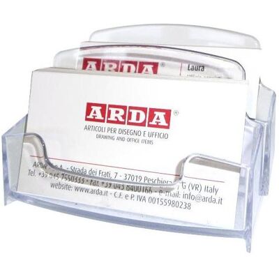 Arda, Kartenaufbewahrung, 70A71 Visitenkartenhalter Transparentes Plastik Arda, Kartenaufbewahrung, 70A71 Visitenkartenhalter Transparentes Plastik