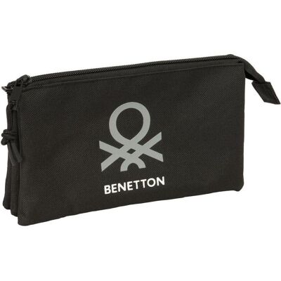 Benetton, Etui, Allzwecktasche Negro Schwarz 22 x 12 x 3 cm Benetton, Etui, Allzwecktasche Negro Schwarz 22 x 12 x 3 cm