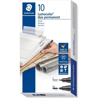 Staedtler Marker, Permanentmarker 348 (10x) Staedtler Marker, Permanentmarker 348 (10x)