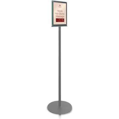 Deflecto, Prospektständer, Doppelseitiger Prospektständer silber, magnetisch (A4) Deflecto, Prospektständer, Doppelseitiger Prospektständer silber, magnetisch (A4)