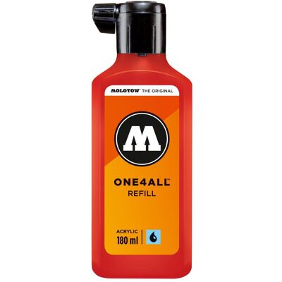 Molotow, Ersatzpatronen + Tintenfass, Nachfülltinte One4All für Permanentmarker 180ml verkehrsrot (Rot, 180 ml) Molotow, Ersatzpatronen + Tintenfass, Nachfülltinte One4All für Permanentmarker 180ml verkehrsrot (Rot, 180 ml)