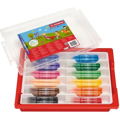 STABILO Power Max Filzstifte - 96 Stück - Bunt in 12 Farben STABILO Power Max Filzstifte - 96 Stück - Bunt in 12 Farben