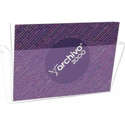 Archivo 2000, Prospektständer, Prospektständer 65004 CS TP PS (Polystyrol) Transparent (A4 quer) Archivo 2000, Prospektständer, Prospektständer 65004 CS TP PS (Polystyrol) Transparent (A4 quer)