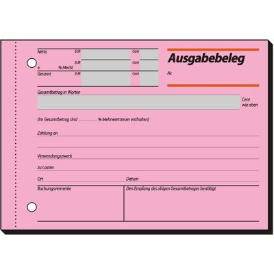 Sigel, Formular, Ausgabebeleg Sigel, Formular, Ausgabebeleg