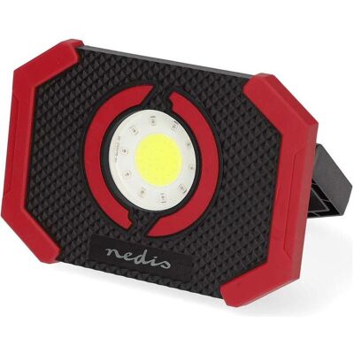 Nedis Wiederaufladbare COB-LED Arbeitsleuchte - Arbeitsscheinwerfer, Rot, 1000lm Nedis Wiederaufladbare COB-LED Arbeitsleuchte - Arbeitsscheinwerfer, Rot, 1000lm
