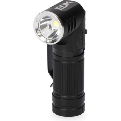 EDM, Taschenlampe, Taschenlampe LED 36443 8 W 450 lm Rotierender Kopf Aufladbar Mini (9.50 cm, 450 lm) EDM, Taschenlampe, Taschenlampe LED 36443 8 W 450 lm Rotierender Kopf Aufladbar Mini (9.50 cm, 450 lm)
