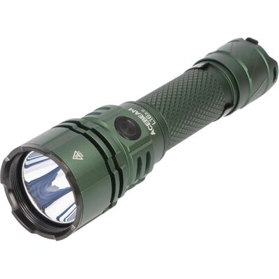 AceBeam, Taschenlampe, L16 2.0 – taktische LED-Taschenlampe mit 2.100 Lumen, 670 m Reichweite (grün) (15.32 cm, 2100 lm) AceBeam, Taschenlampe, L16 2.0 – taktische LED-Taschenlampe mit 2.100 Lumen, 670 m Reichweite (grün) (15.32 cm, 2100 lm)