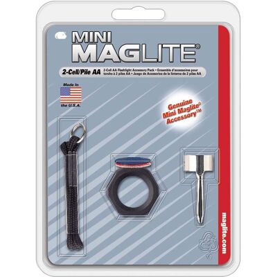 Maglite AA Zubehörset - mit Linsen und Taschenclip - Taschenlampenzubehör Maglite AA Zubehörset - mit Linsen und Taschenclip - Taschenlampenzubehör