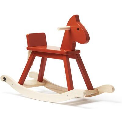 Kids Concept FSC Spielzeugpferd Rot-Orange - Modernes Design Kids Concept FSC Spielzeugpferd Rot-Orange - Modernes Design