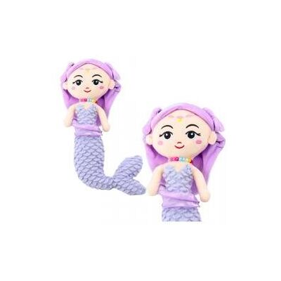 Lean Toys Plüsch Meerjungfrau mit Korallen Kuscheltier Lila 32cm (32 cm) Lean Toys Plüsch Meerjungfrau mit Korallen Kuscheltier Lila 32cm (32 cm)