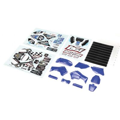 Losi Blue Plastics with Wraps: Promoto-MX Losi Blue Plastics with Wraps: Promoto-MX