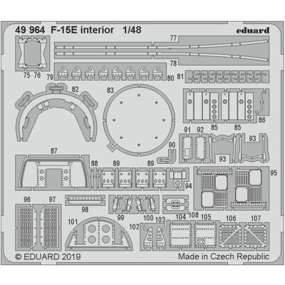 Eduard McDonnell F-15E Strike Eagle Innenausstattung - 1:48 Flugzeugzubehör Eduard McDonnell F-15E Strike Eagle Innenausstattung - 1:48 Flugzeugzubehör