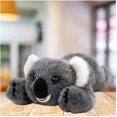 Lean Toys Lean Plüsch Maskottchen Kuscheliger Liegender Koala Bär Grau 30Cm (30 cm) Lean Toys Lean Plüsch Maskottchen Kuscheliger Liegender Koala Bär Grau 30Cm (30 cm)