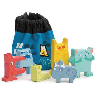 Tender Leaf Toys Stapelspiel Monster (Deutsch, Englisch, Französisch, Italienisch, 3 - 5 Jahre) Tender Leaf Toys Stapelspiel Monster (Deutsch, Englisch, Französisch, Italienisch, 3 - 5 Jahre)