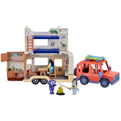 Moose Bluey Amazing Adventures Auto + Wohnwagen-Figur Moose Bluey Amazing Adventures Auto + Wohnwagen-Figur