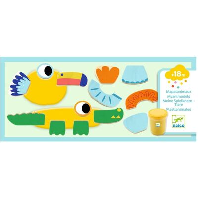 Djeco Modelliermasse - Tierformen - Weiche Spielknete Djeco Modelliermasse - Tierformen - Weiche Spielknete