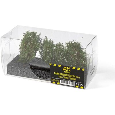 AK Interactive Bäume und Zubehör - Dunkelgrüne Büsche - 4-5cm AK Interactive Bäume und Zubehör - Dunkelgrüne Büsche - 4-5cm