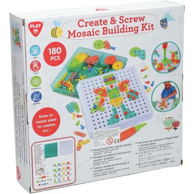 PlayGo Konstruktionsset Mosaik - 180 Teile PlayGo Konstruktionsset Mosaik - 180 Teile