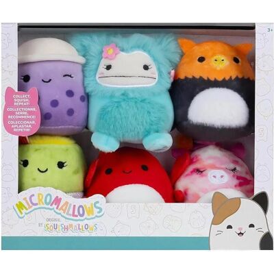 Squishmallows Micromallows Plüschtiere - Packung zu 6 Squishmallows Micromallows Plüschtiere - Packung zu 6