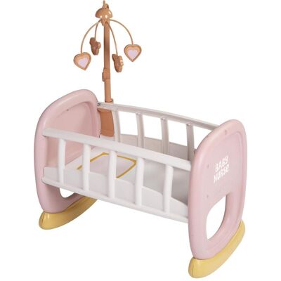 Smoby Baby Nurse Puppenwiege mit Mobile Smoby Baby Nurse Puppenwiege mit Mobile