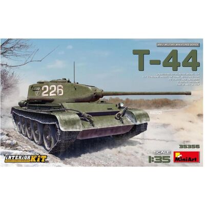 Miniart T-44 Vollständiges Innenleben Modellbausatz Miniart T-44 Vollständiges Innenleben Modellbausatz