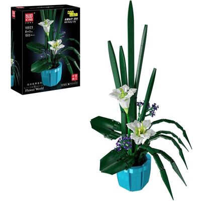 MOULD KING Blumenstrauß Baukasten Orchidee Topf Valentinstag Geschenk DIY MOULD KING Blumenstrauß Baukasten Orchidee Topf Valentinstag Geschenk DIY