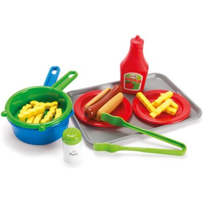 Dantoy Hot Dog Set - 22 Teile - Realistisches Spielzeug Dantoy Hot Dog Set - 22 Teile - Realistisches Spielzeug