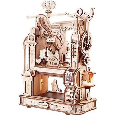 Rokr Klassische Druckpresse - 3D Holzbausatz Rokr Klassische Druckpresse - 3D Holzbausatz